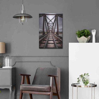 Luxe Metal Art 'Take the Detour' by Donnie Quillen Metal Wall Art,16x24