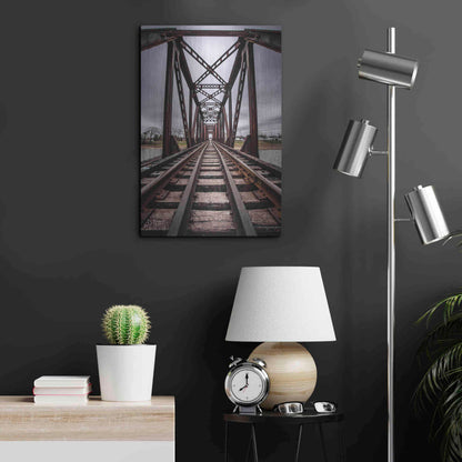 Luxe Metal Art 'Take the Detour' by Donnie Quillen Metal Wall Art,16x24
