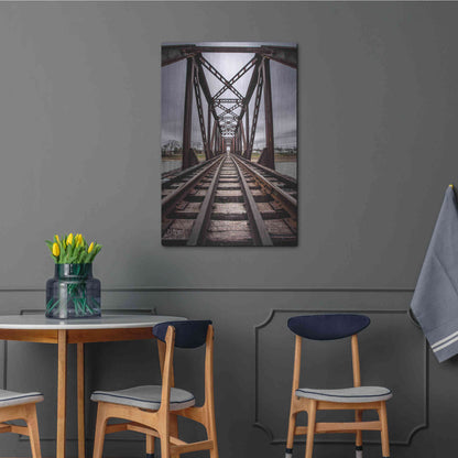 Luxe Metal Art 'Take the Detour' by Donnie Quillen Metal Wall Art,24x36