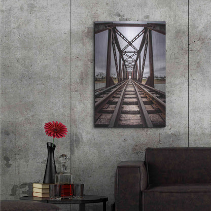 Luxe Metal Art 'Take the Detour' by Donnie Quillen Metal Wall Art,24x36