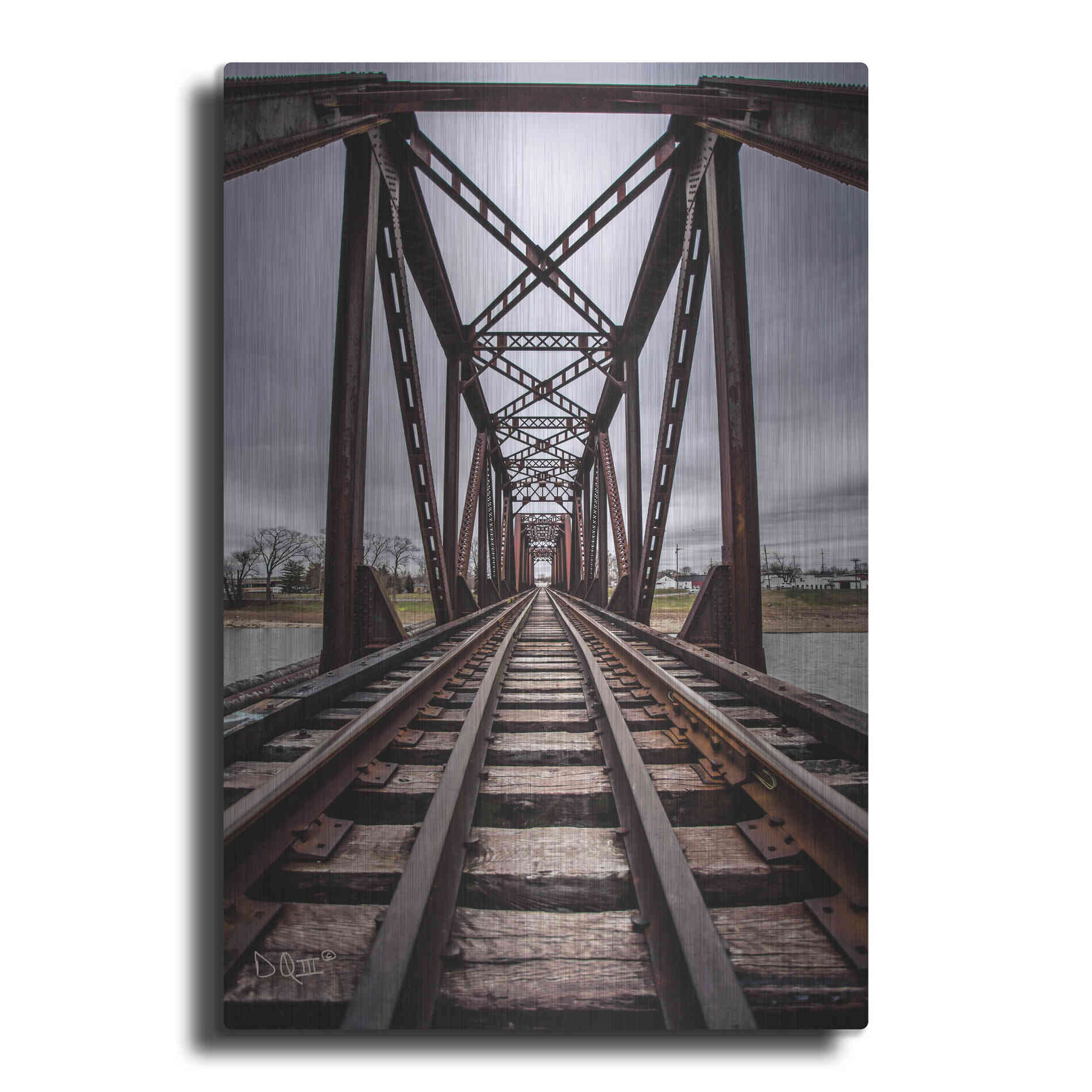 Luxe Metal Art 'Take the Detour' by Donnie Quillen Metal Wall Art