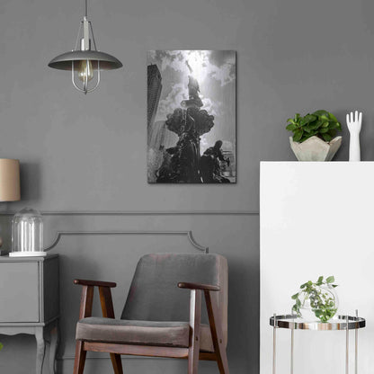 Luxe Metal Art 'Built from the Ground Up III' by Donnie Quillen Metal Wall Art,16x24