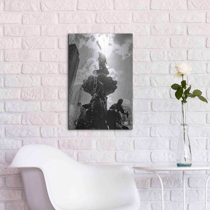 Luxe Metal Art 'Built from the Ground Up III' by Donnie Quillen Metal Wall Art,16x24