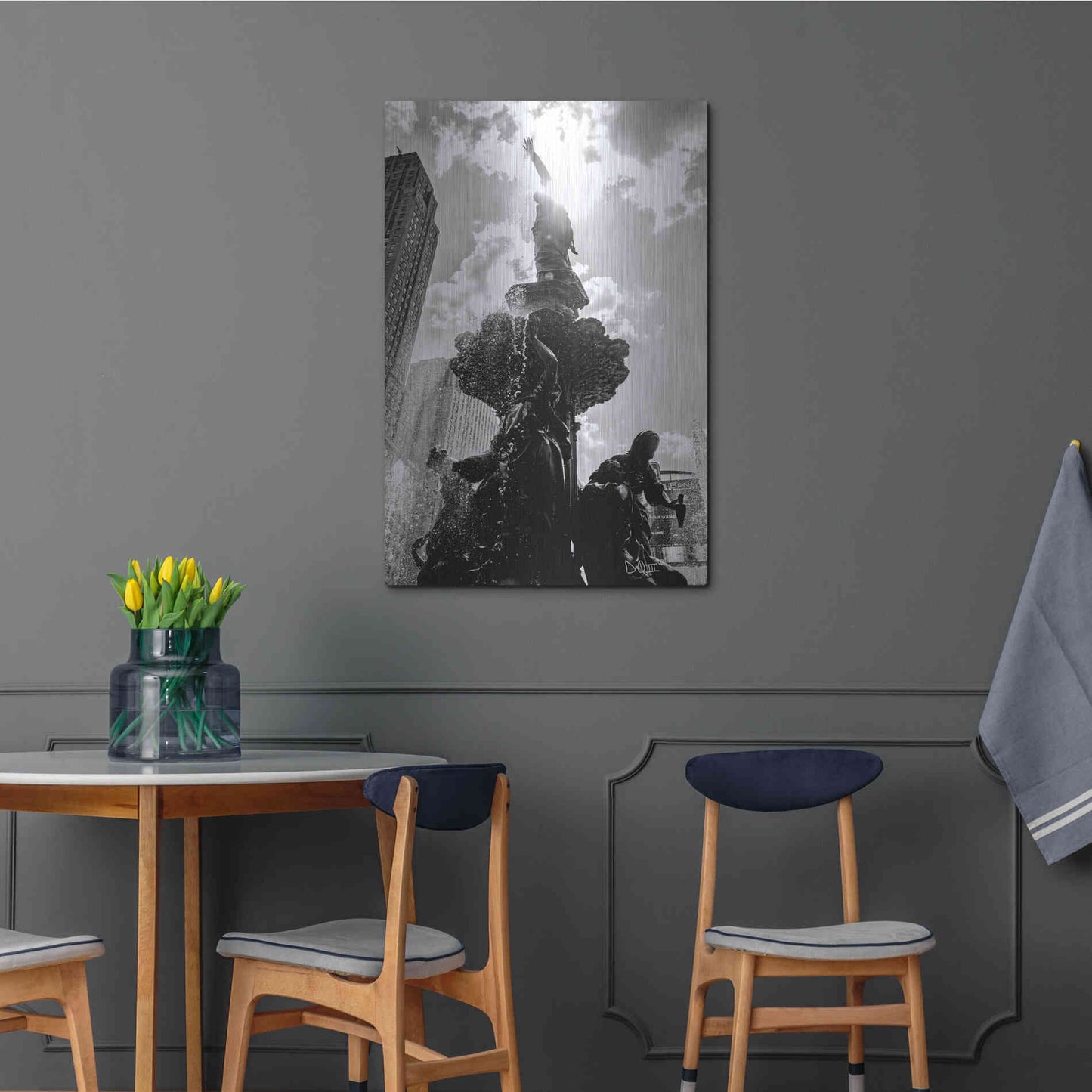 Luxe Metal Art 'Built from the Ground Up III' by Donnie Quillen Metal Wall Art,24x36