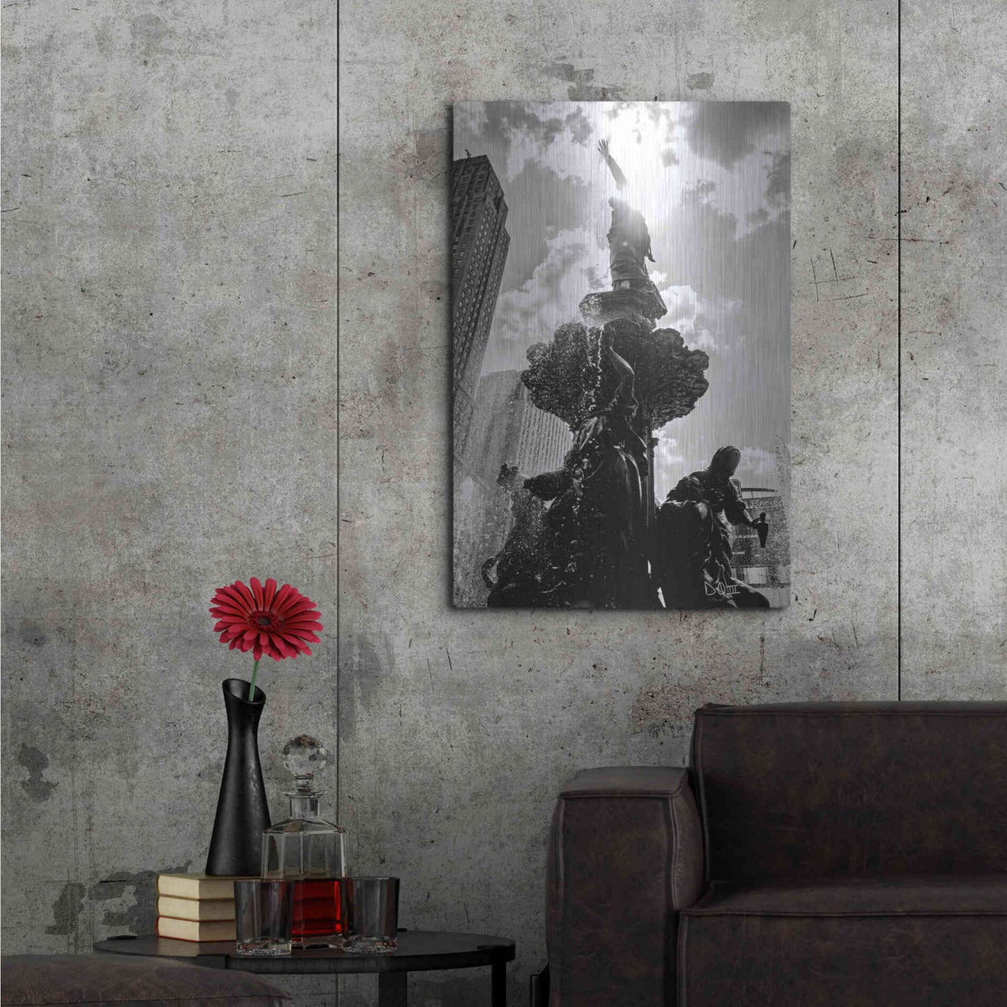 Luxe Metal Art 'Built from the Ground Up III' by Donnie Quillen Metal Wall Art,24x36