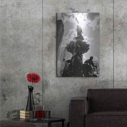 Luxe Metal Art 'Built from the Ground Up III' by Donnie Quillen Metal Wall Art,24x36