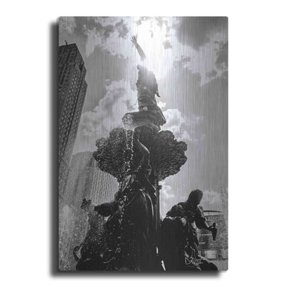 Luxe Metal Art 'Built from the Ground Up III' by Donnie Quillen Metal Wall Art