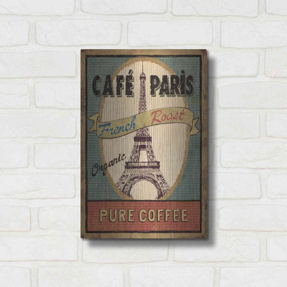 Luxe Metal Art 'Coffee Blend II' by Daphne Brissonet, Metal Wall Art,12x16