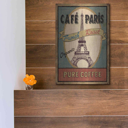 Luxe Metal Art 'Coffee Blend II' by Daphne Brissonet, Metal Wall Art,12x16