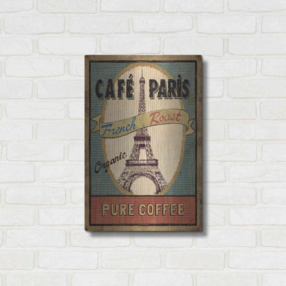 Luxe Metal Art 'Coffee Blend II' by Daphne Brissonet, Metal Wall Art,16x24