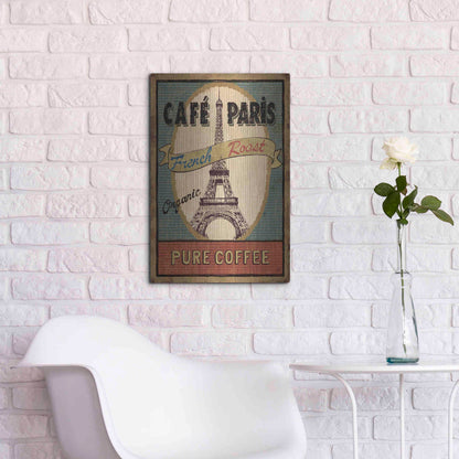 Luxe Metal Art 'Coffee Blend II' by Daphne Brissonet, Metal Wall Art,16x24