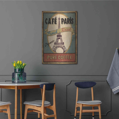 Luxe Metal Art 'Coffee Blend II' by Daphne Brissonet, Metal Wall Art,24x36
