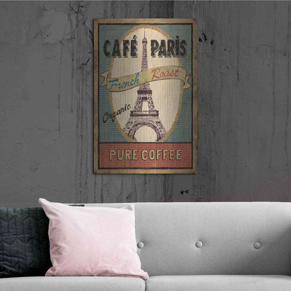 Luxe Metal Art 'Coffee Blend II' by Daphne Brissonet, Metal Wall Art,24x36