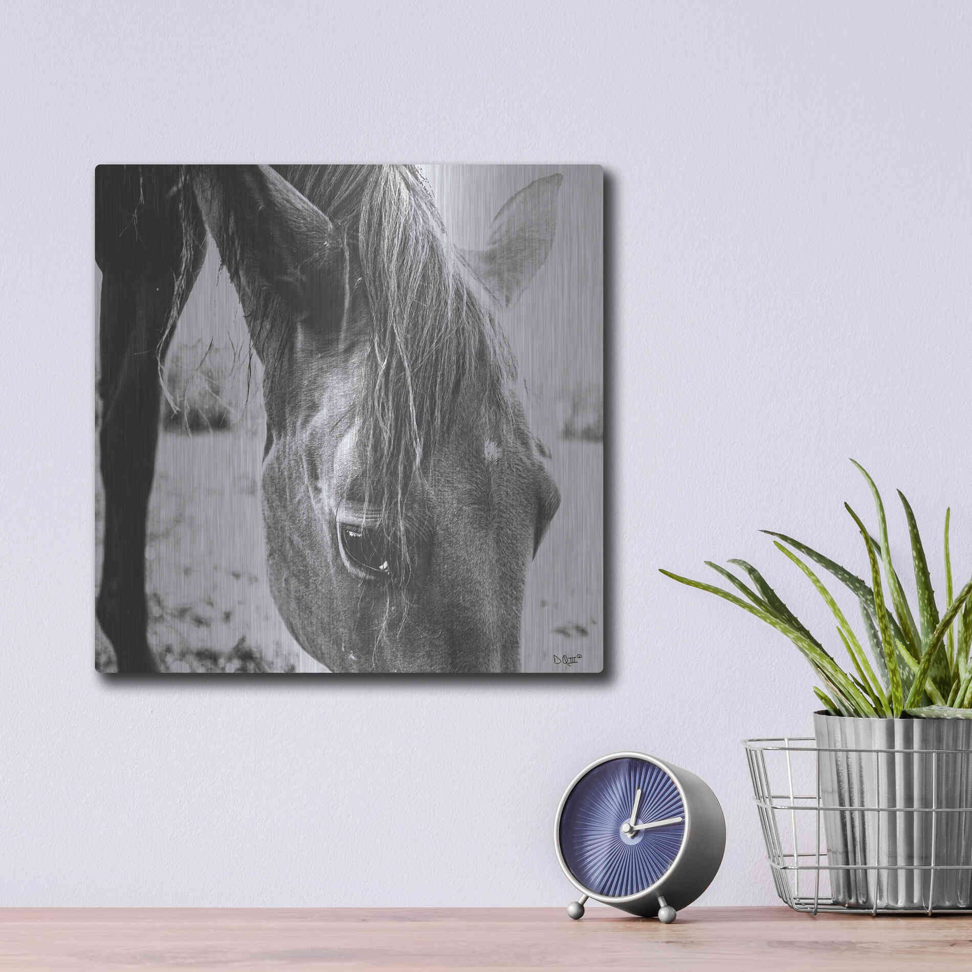 Luxe Metal Art 'Trophy Winner III' by Donnie Quillen Metal Wall Art,12x12