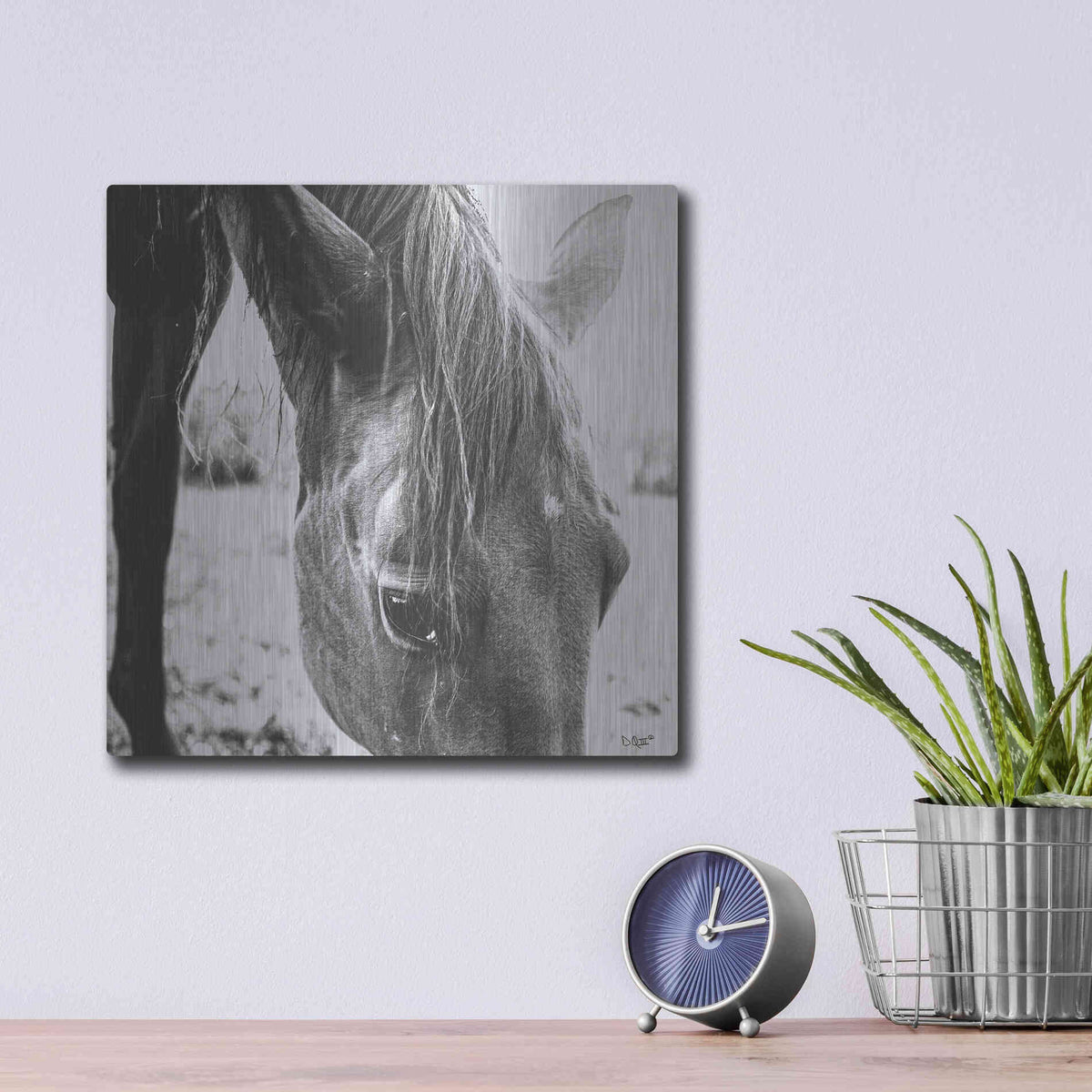 Luxe Metal Art 'Trophy Winner III' by Donnie Quillen Metal Wall Art,12x12