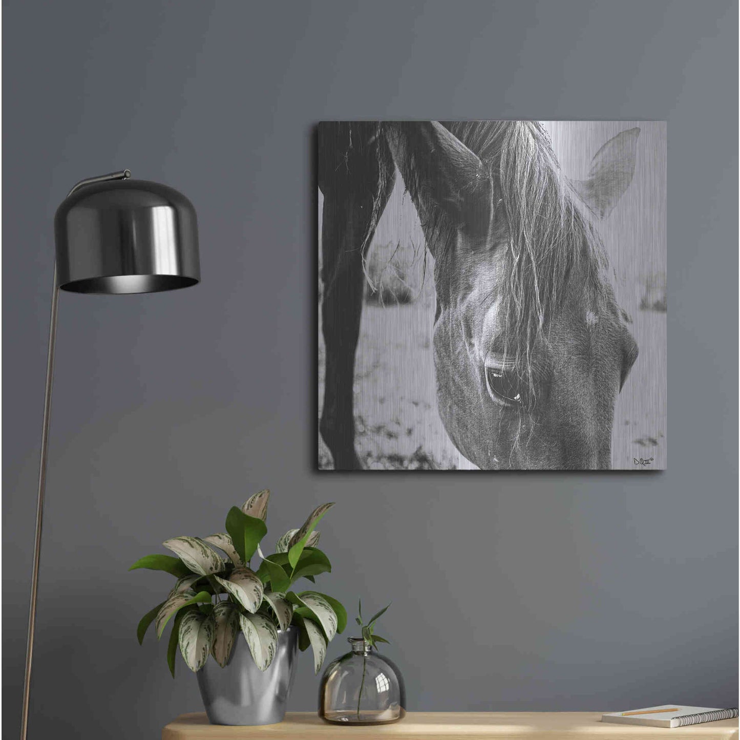 Luxe Metal Art 'Trophy Winner III' by Donnie Quillen Metal Wall Art,24x24