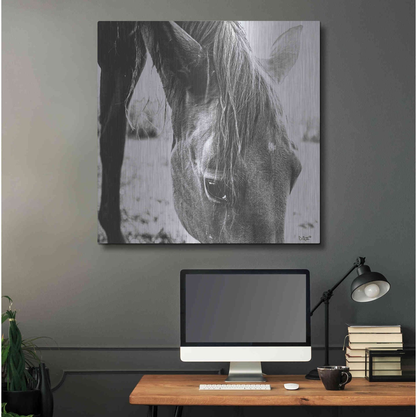 Luxe Metal Art 'Trophy Winner III' by Donnie Quillen Metal Wall Art,36x36