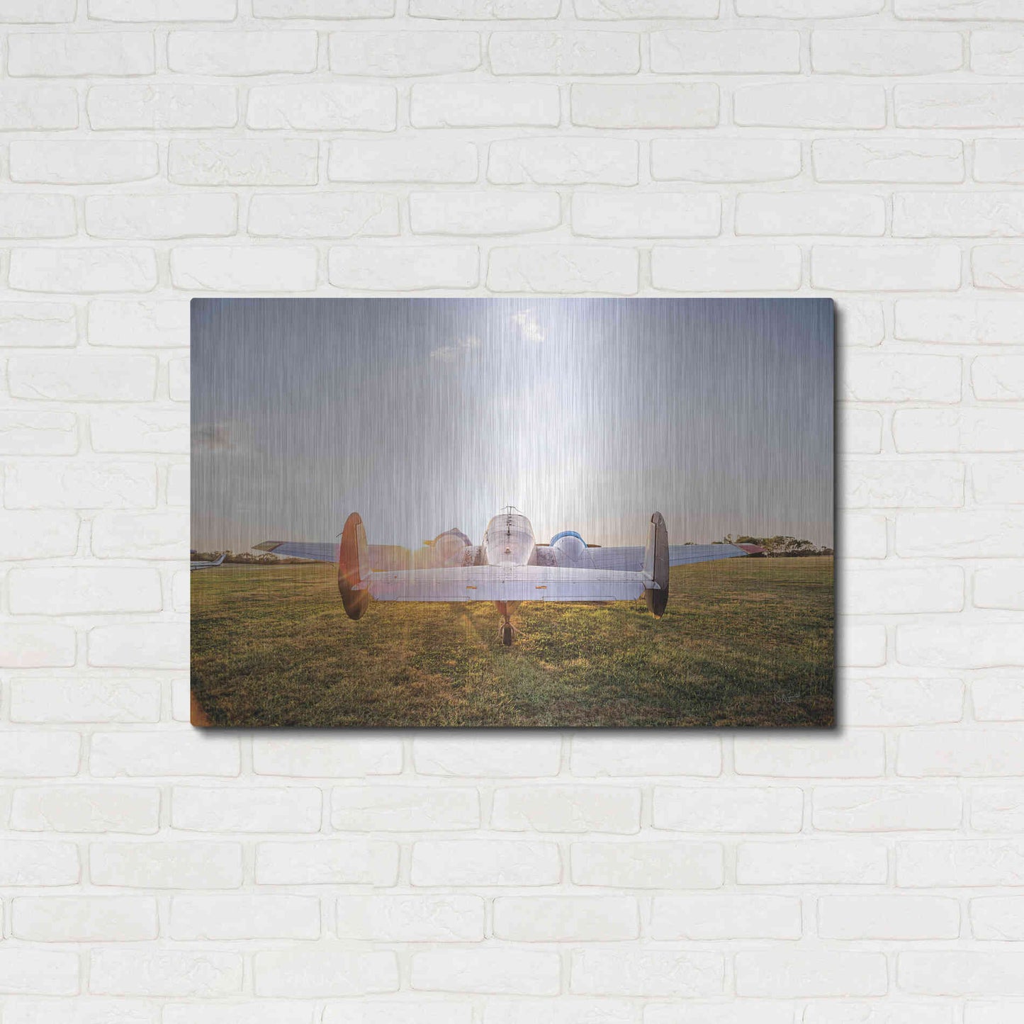 Luxe Metal Art 'Into the Sunset' by Donnie Quillen Metal Wall Art,36x24