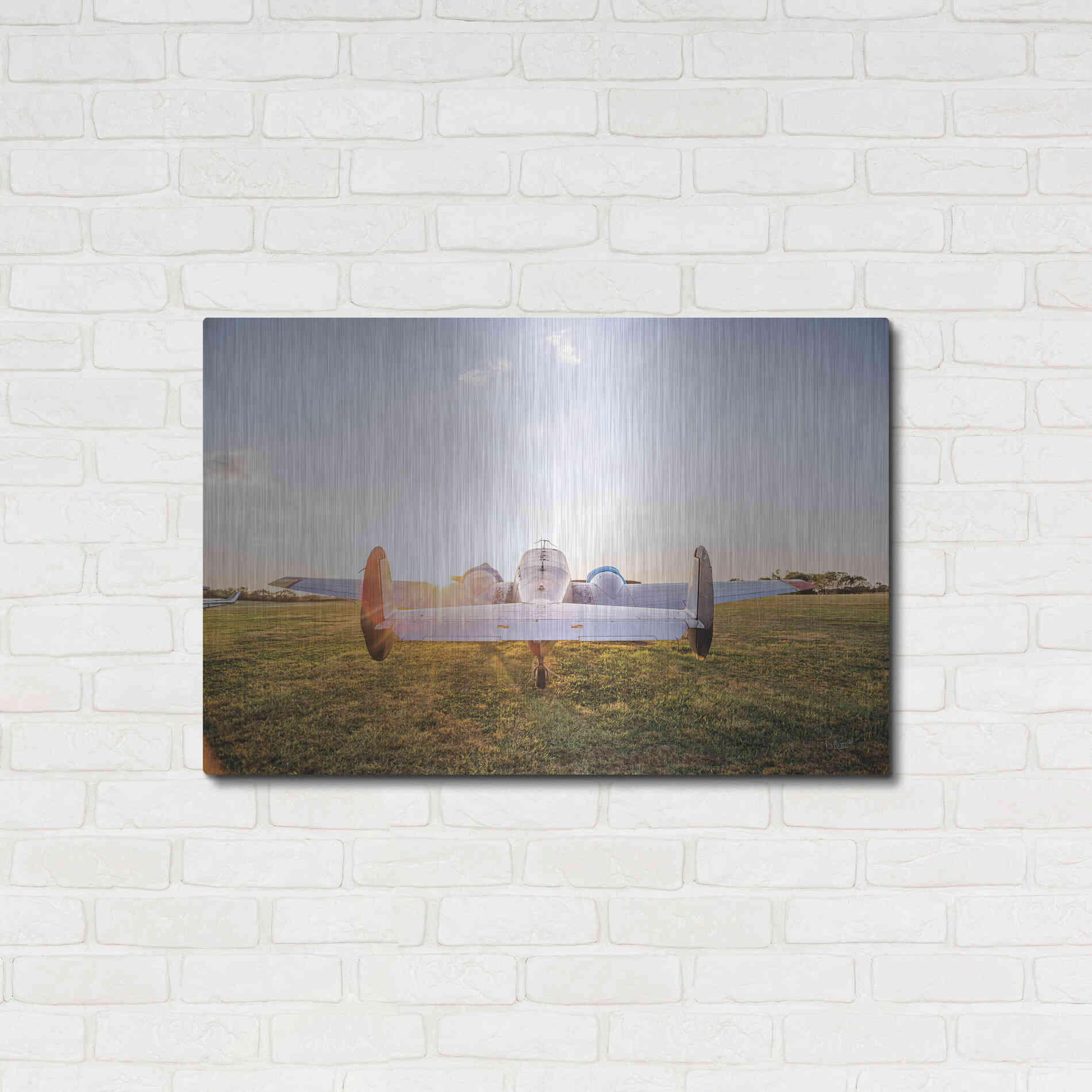 Luxe Metal Art 'Into the Sunset' by Donnie Quillen Metal Wall Art,36x24