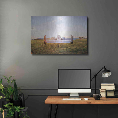 Luxe Metal Art 'Into the Sunset' by Donnie Quillen Metal Wall Art,36x24