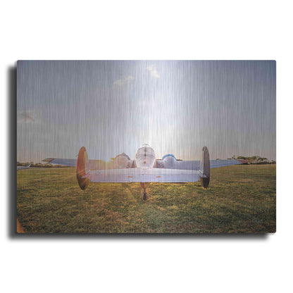 Luxe Metal Art 'Into the Sunset' by Donnie Quillen Metal Wall Art