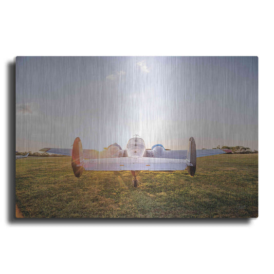 Luxe Metal Art 'Into the Sunset' by Donnie Quillen Metal Wall Art