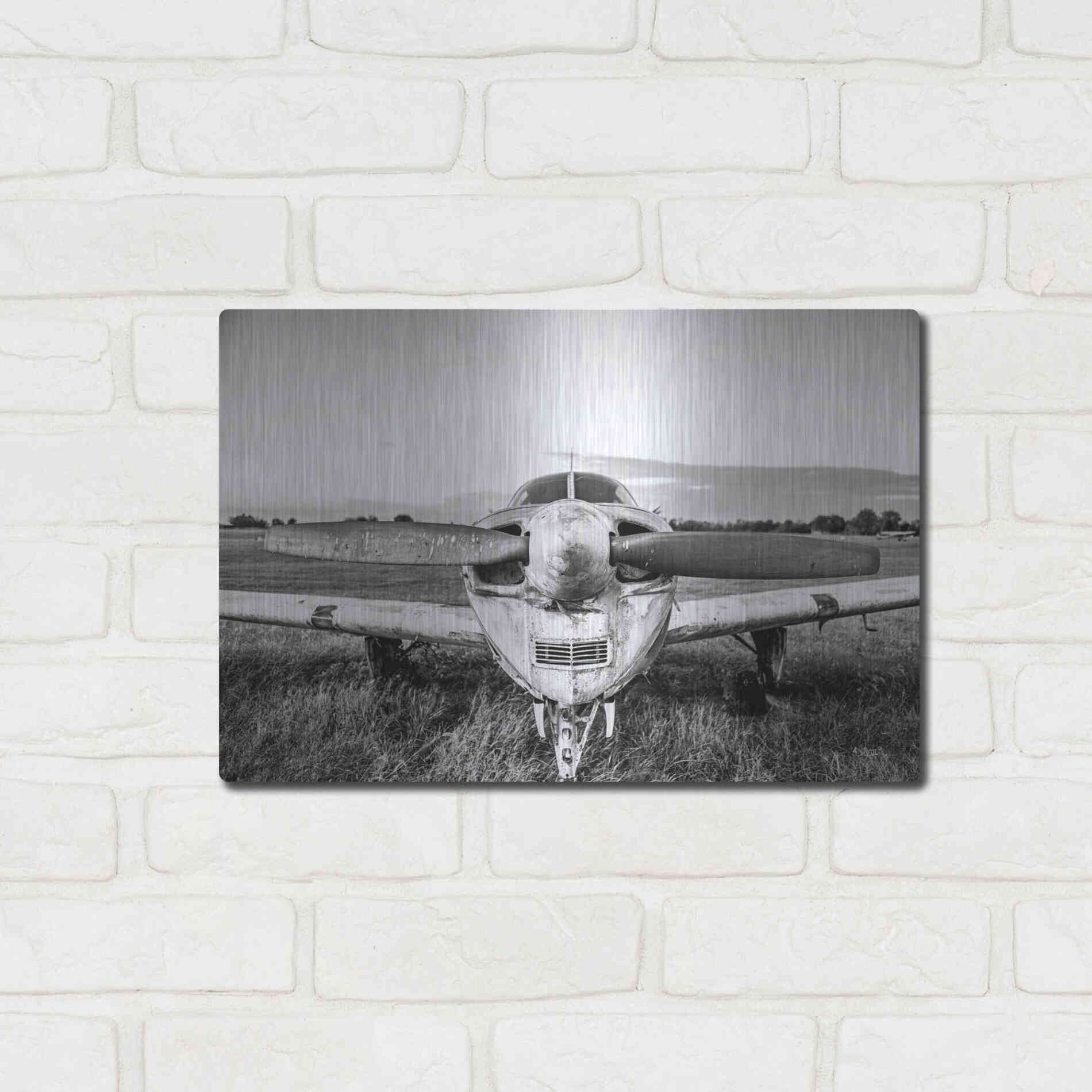 Luxe Metal Art 'Last Flight II' by Donnie Quillen Metal Wall Art,16x12