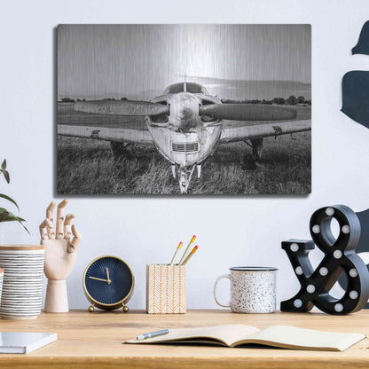 Luxe Metal Art 'Last Flight II' by Donnie Quillen Metal Wall Art,16x12