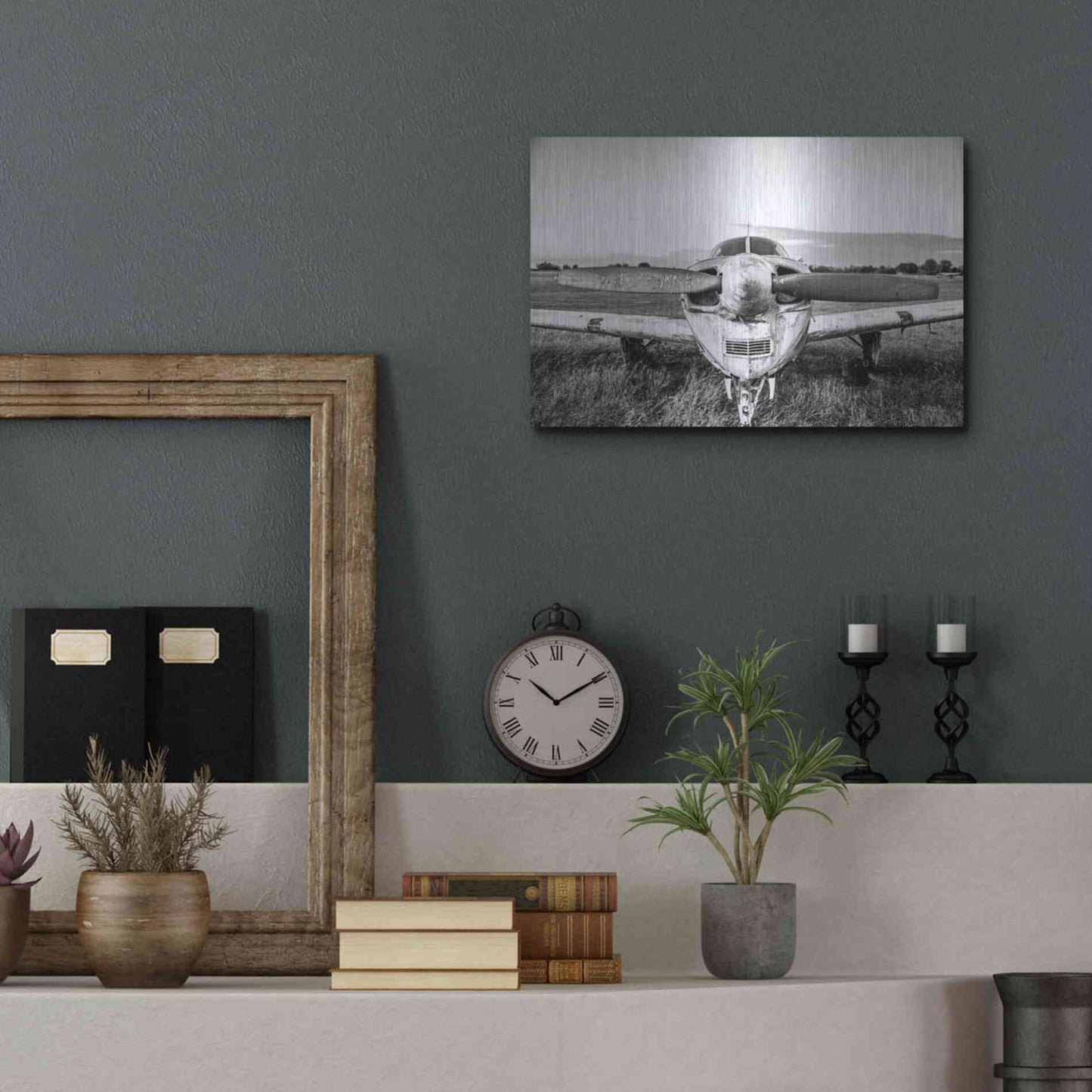 Luxe Metal Art 'Last Flight II' by Donnie Quillen Metal Wall Art,16x12
