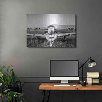 Luxe Metal Art 'Last Flight II' by Donnie Quillen Metal Wall Art,36x24