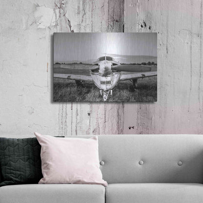 Luxe Metal Art 'Last Flight II' by Donnie Quillen Metal Wall Art,36x24