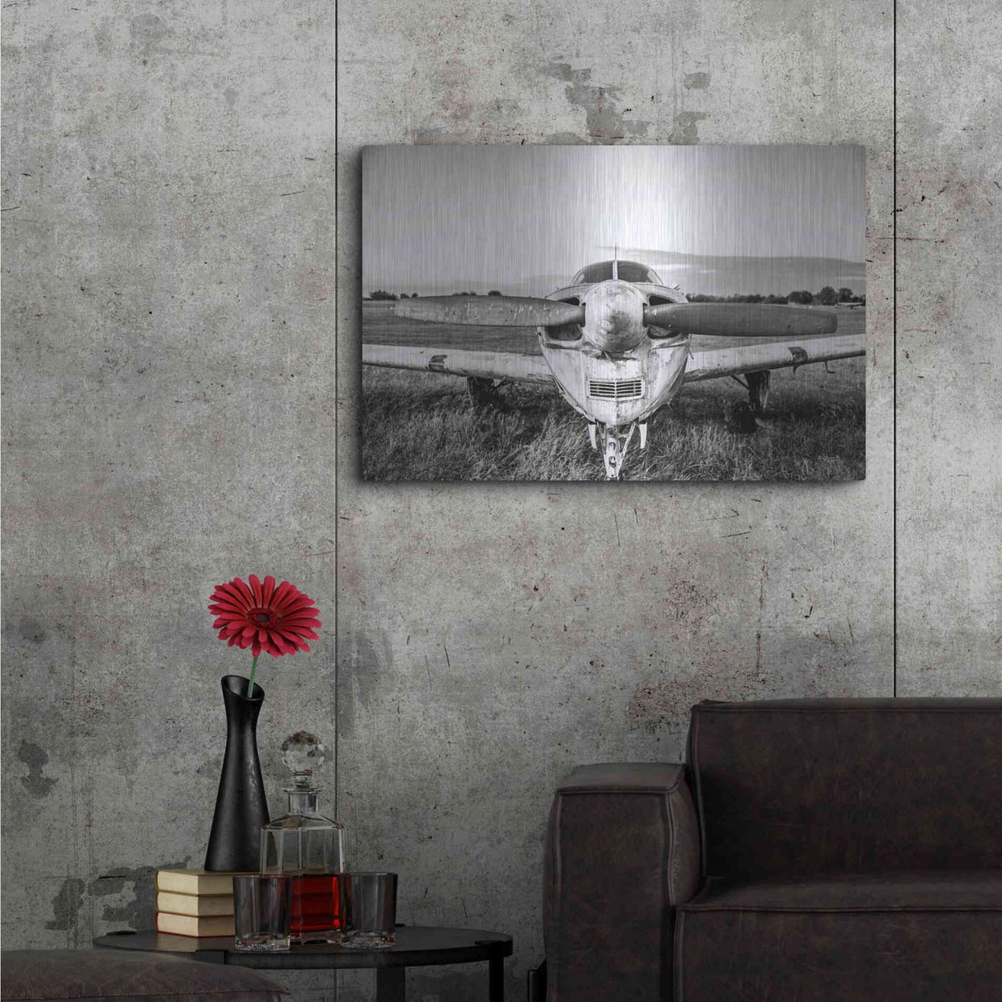 Luxe Metal Art 'Last Flight II' by Donnie Quillen Metal Wall Art,36x24