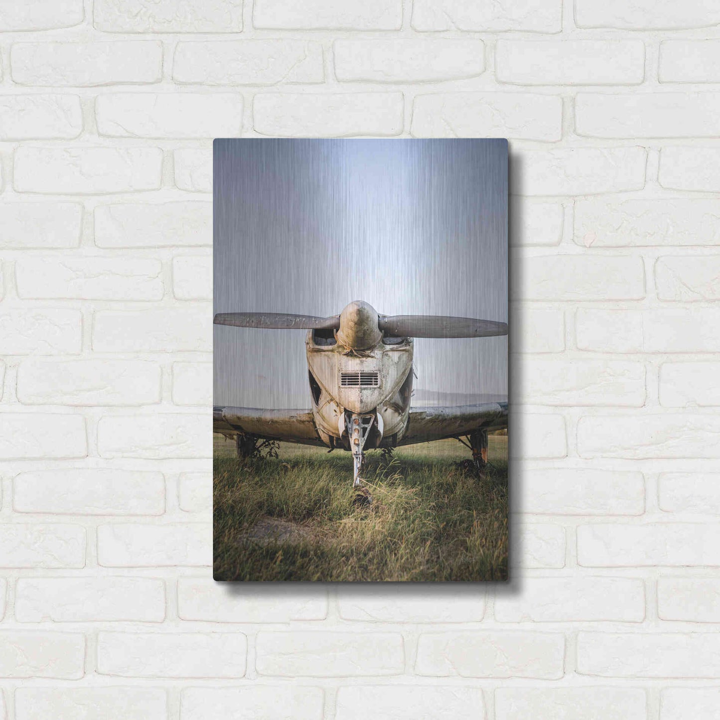 Luxe Metal Art 'Last Flight III' by Donnie Quillen Metal Wall Art,16x24