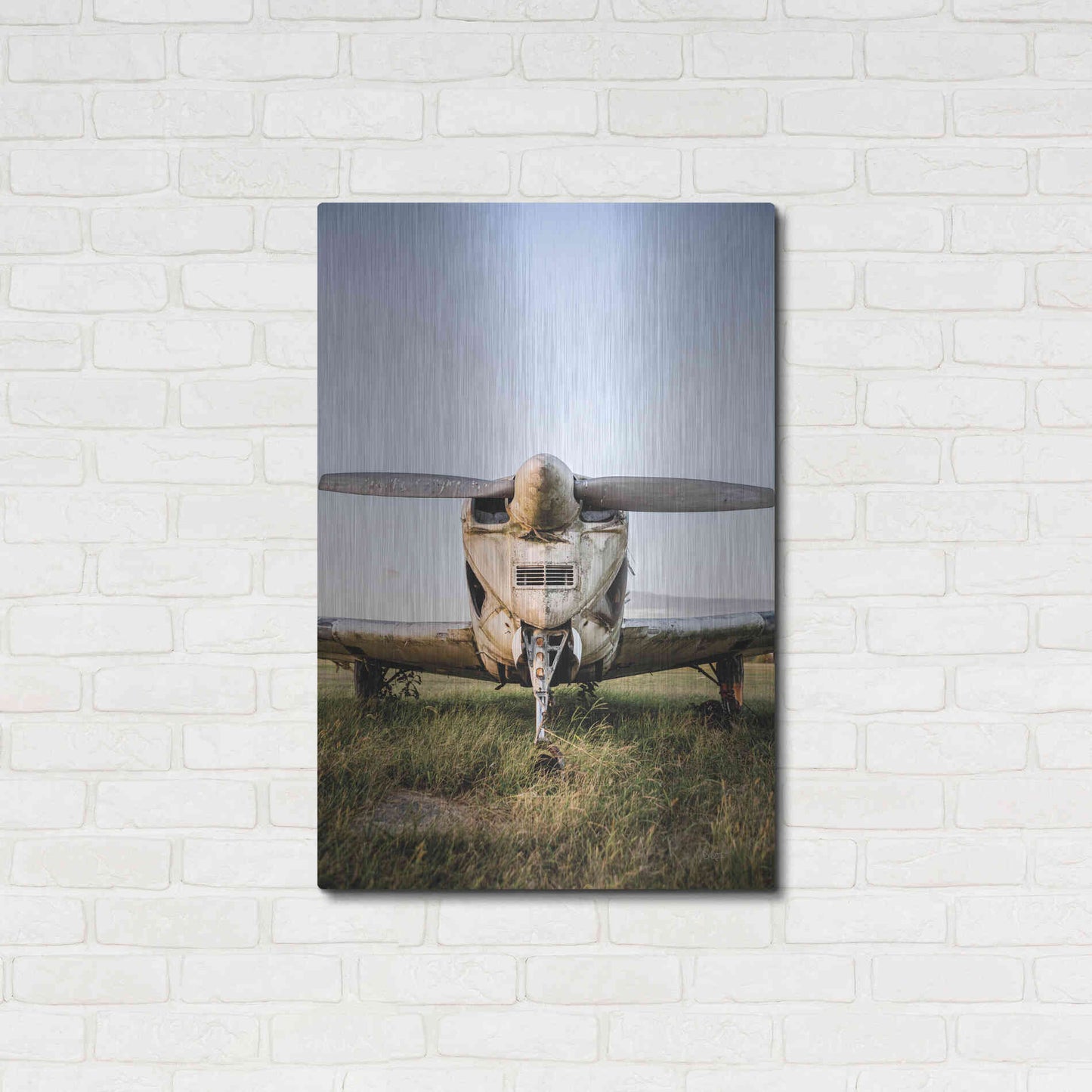 Luxe Metal Art 'Last Flight III' by Donnie Quillen Metal Wall Art,24x36