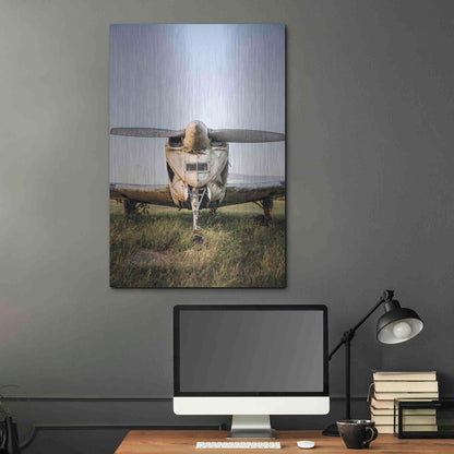 Luxe Metal Art 'Last Flight III' by Donnie Quillen Metal Wall Art,24x36