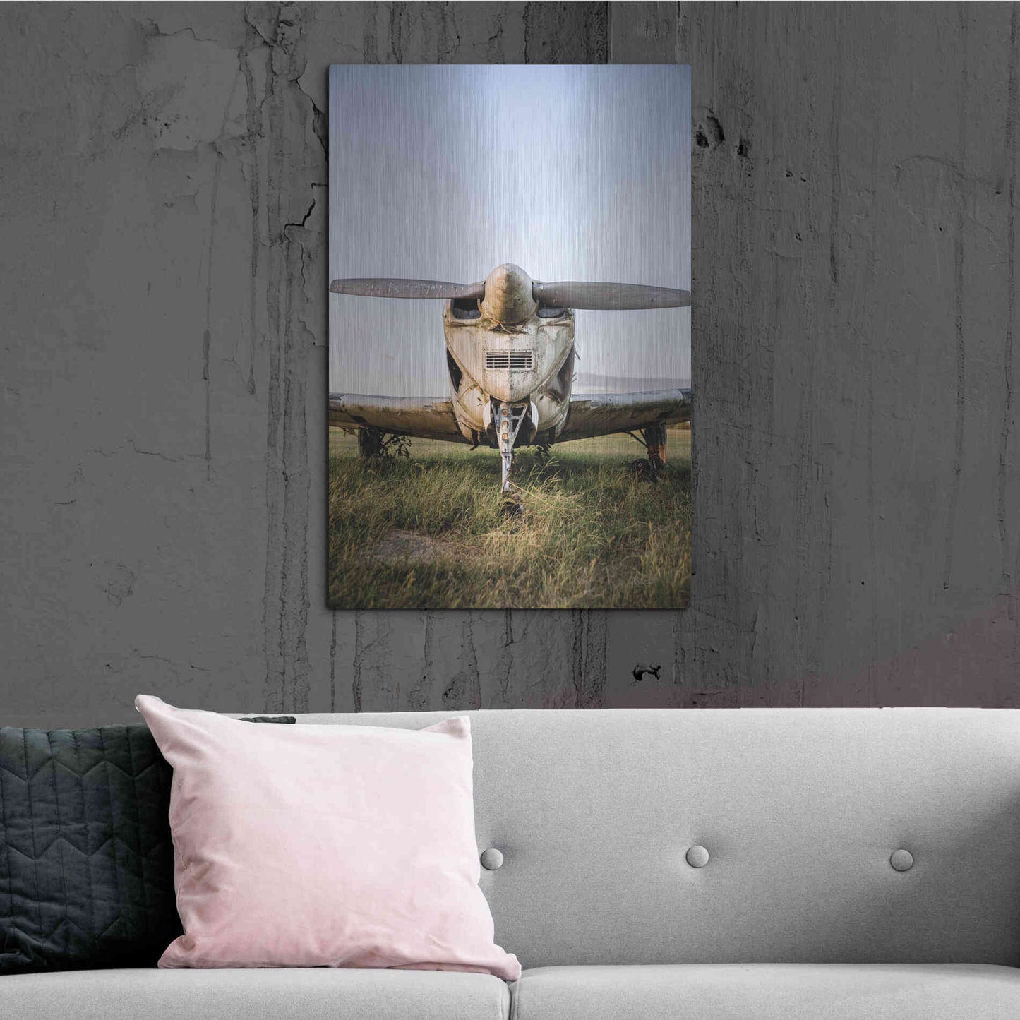 Luxe Metal Art 'Last Flight III' by Donnie Quillen Metal Wall Art,24x36