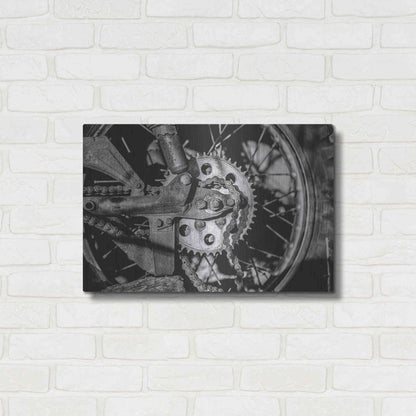 Luxe Metal Art 'Rusted Spoke' by Donnie Quillen Metal Wall Art,24x16