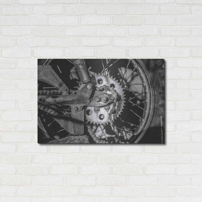 Luxe Metal Art 'Rusted Spoke' by Donnie Quillen Metal Wall Art,36x24