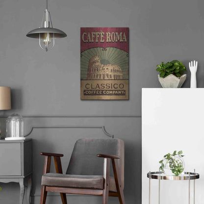 Luxe Metal Art 'Coffee Blend I' by Daphne Brissonet, Metal Wall Art,16x24