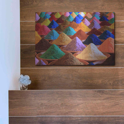 Luxe Metal Art 'Colorful Life' Metal Wall Art,16x12