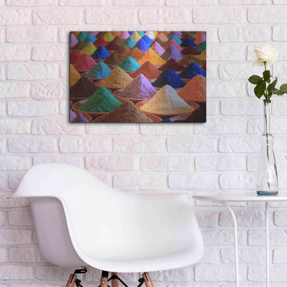 Luxe Metal Art 'Colorful Life' Metal Wall Art,24x16