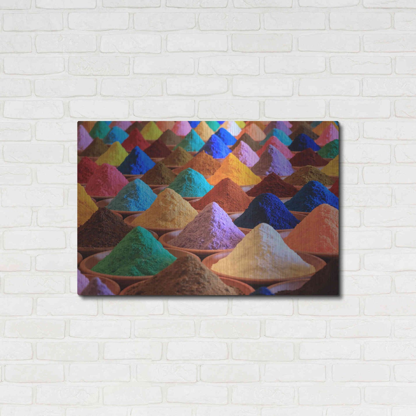 Luxe Metal Art 'Colorful Life' Metal Wall Art,36x24