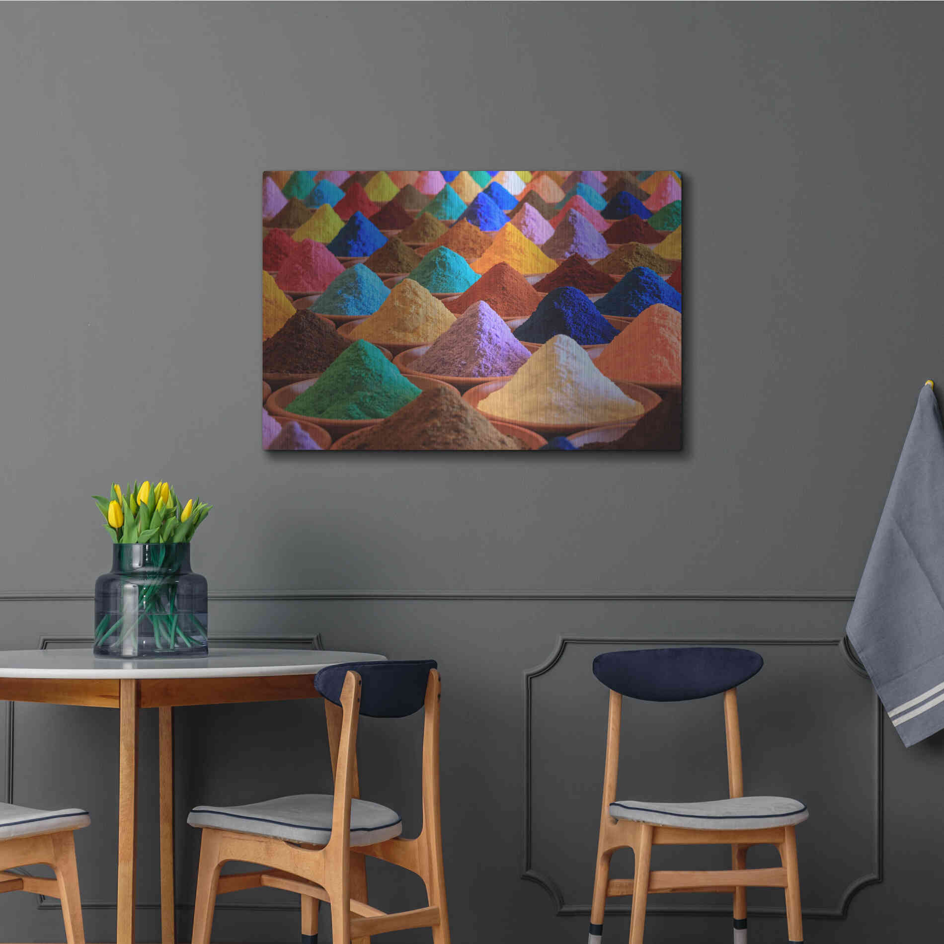 Luxe Metal Art 'Colorful Life' Metal Wall Art,36x24