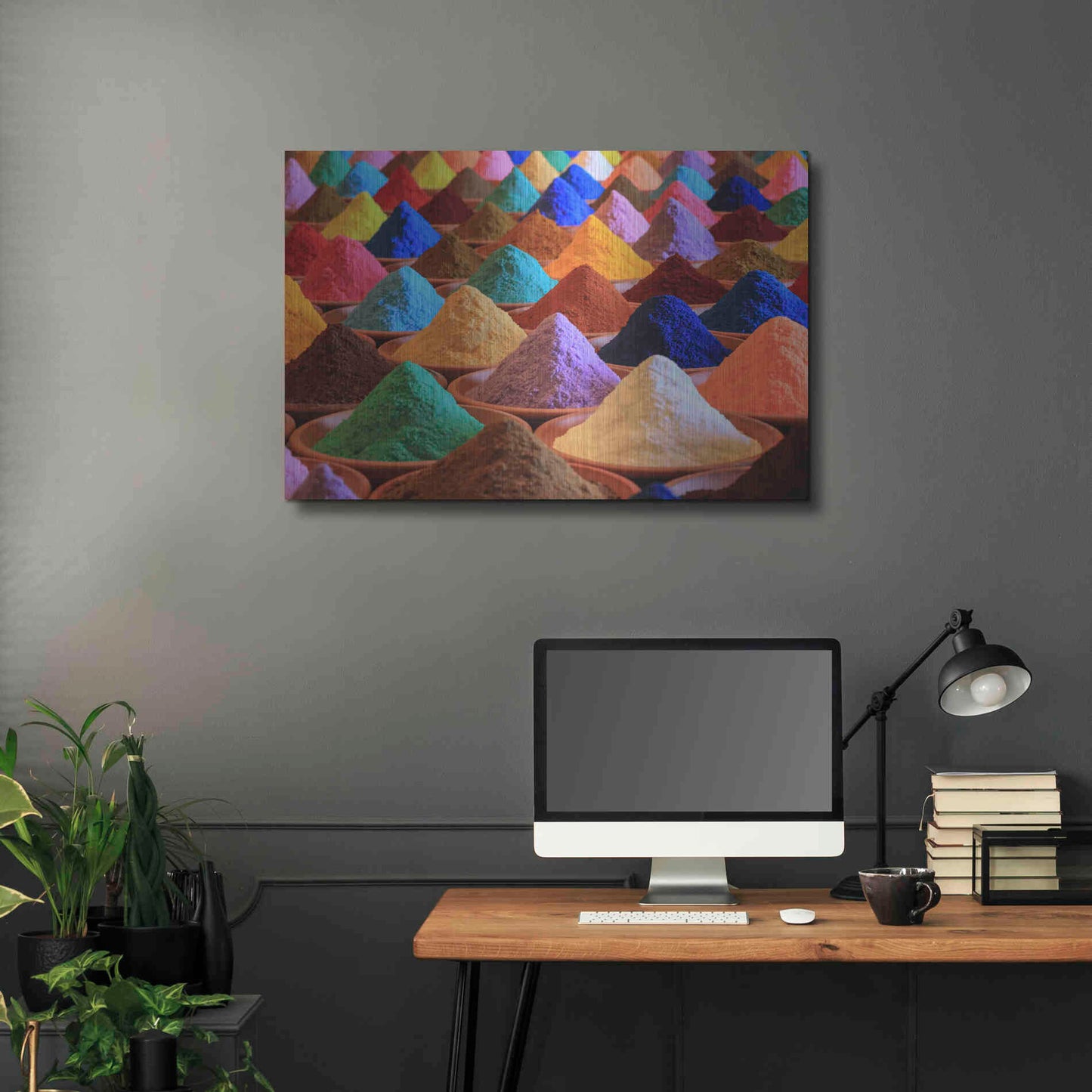 Luxe Metal Art 'Colorful Life' Metal Wall Art,36x24