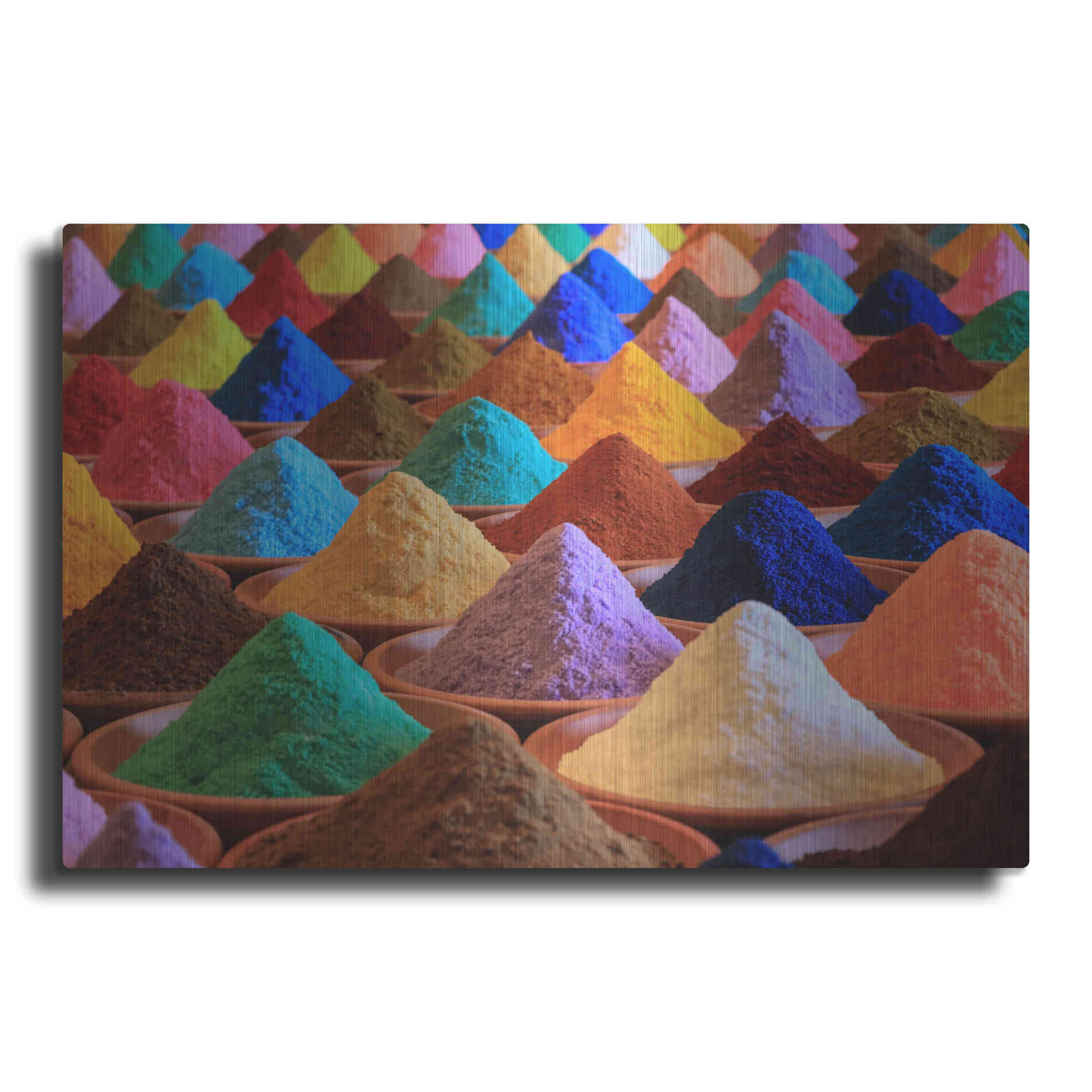 Luxe Metal Art 'Colorful Life' Metal Wall Art