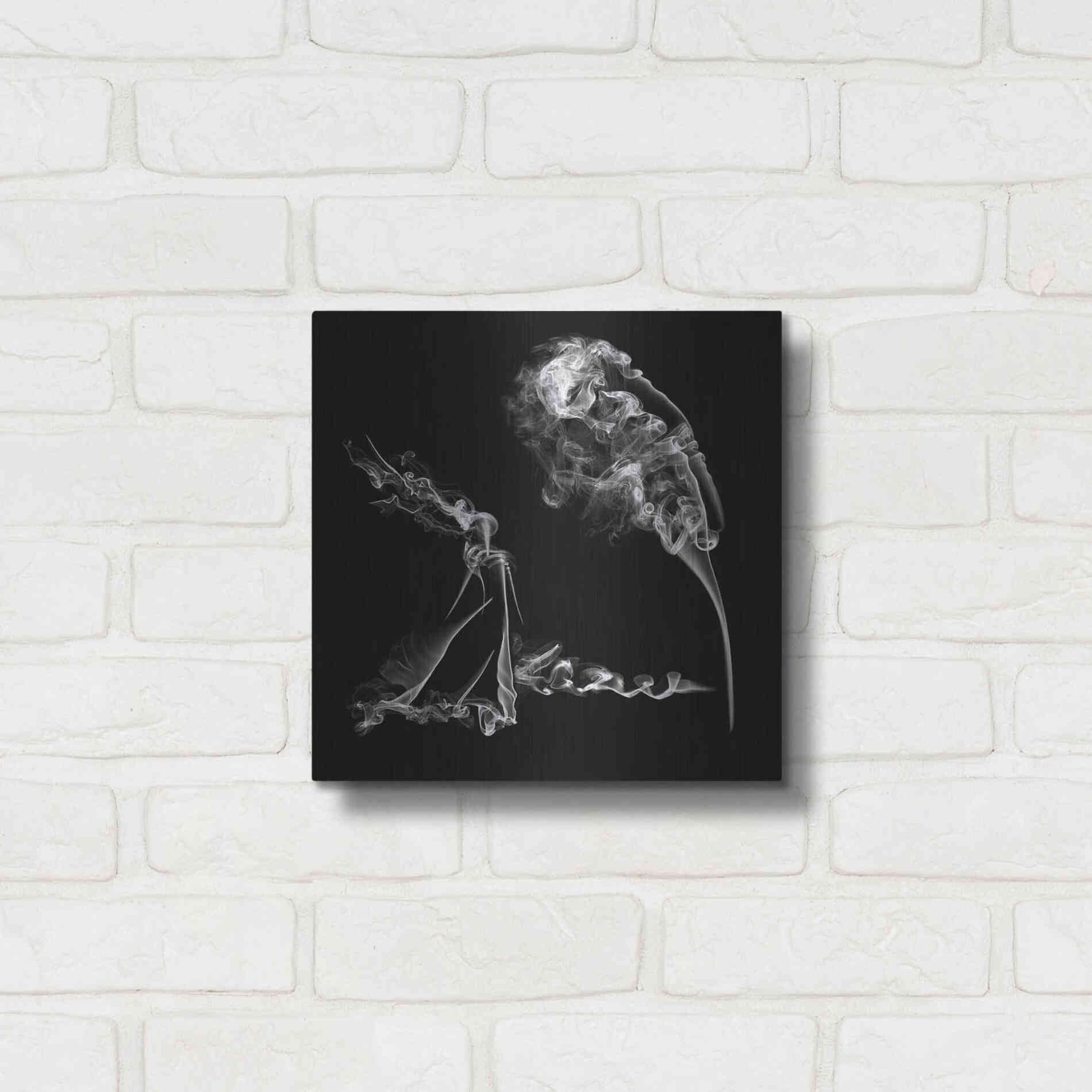 Luxe Metal Art 'Fearless Girl' Metal Wall Art,12x12