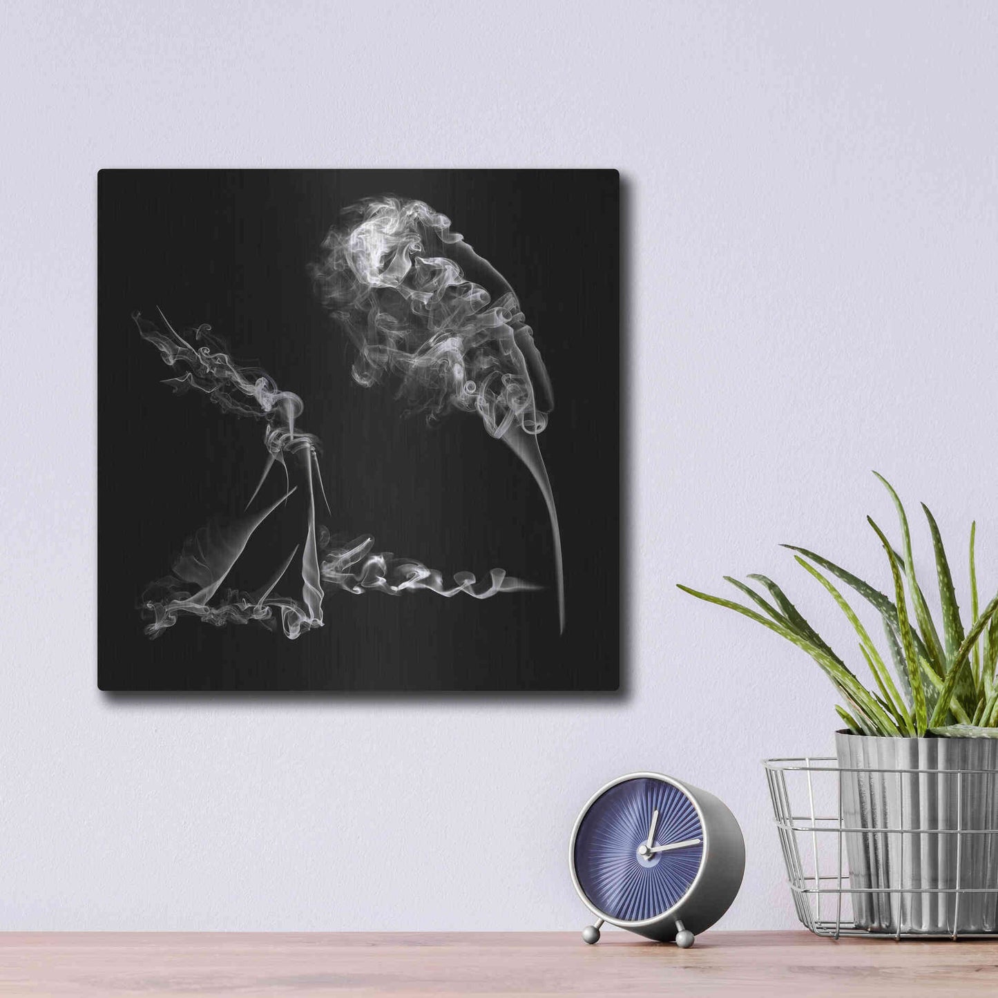 Luxe Metal Art 'Fearless Girl' Metal Wall Art,12x12