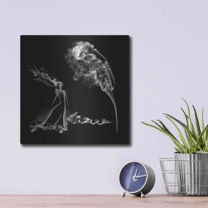 Luxe Metal Art 'Fearless Girl' Metal Wall Art,12x12