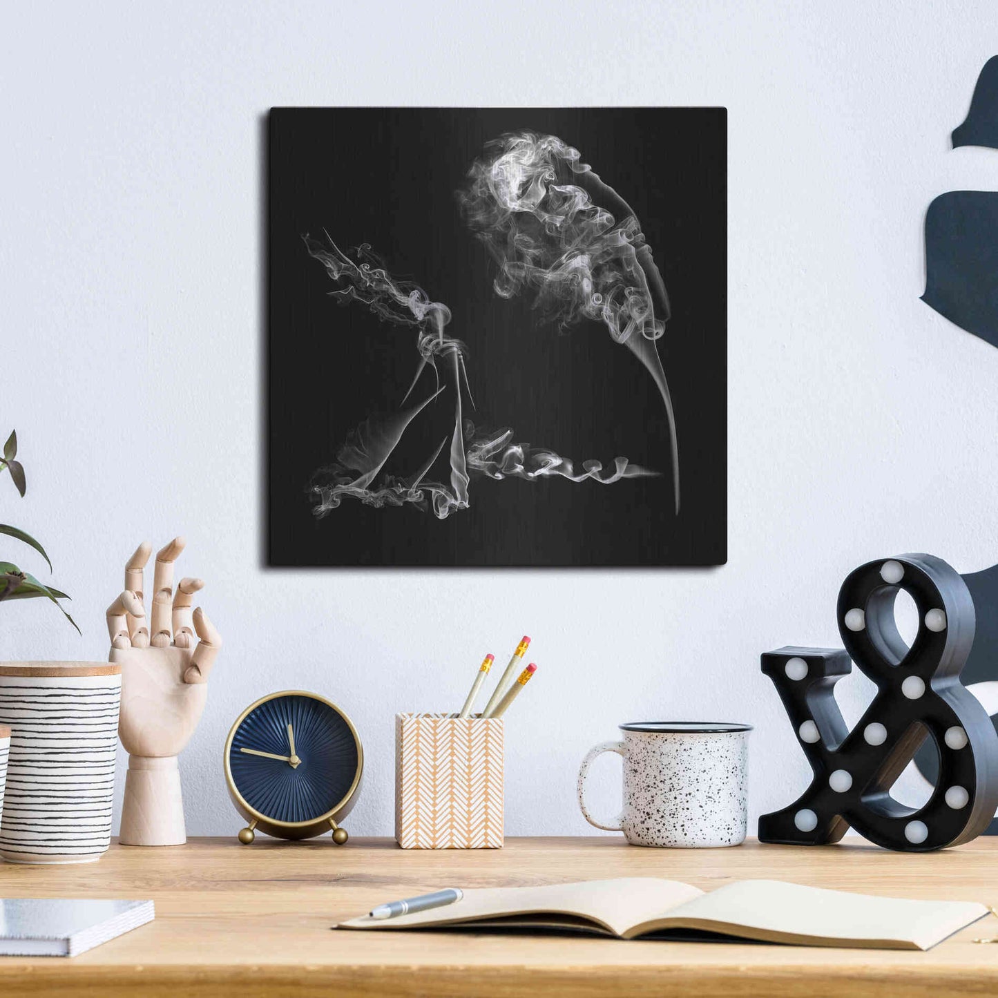 Luxe Metal Art 'Fearless Girl' Metal Wall Art,12x12