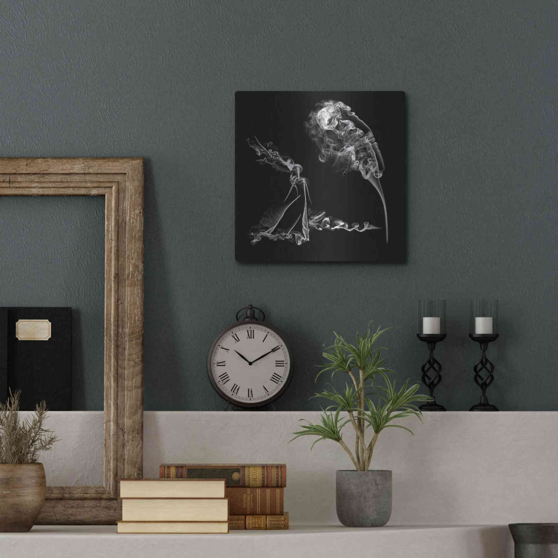 Luxe Metal Art 'Fearless Girl' Metal Wall Art,12x12